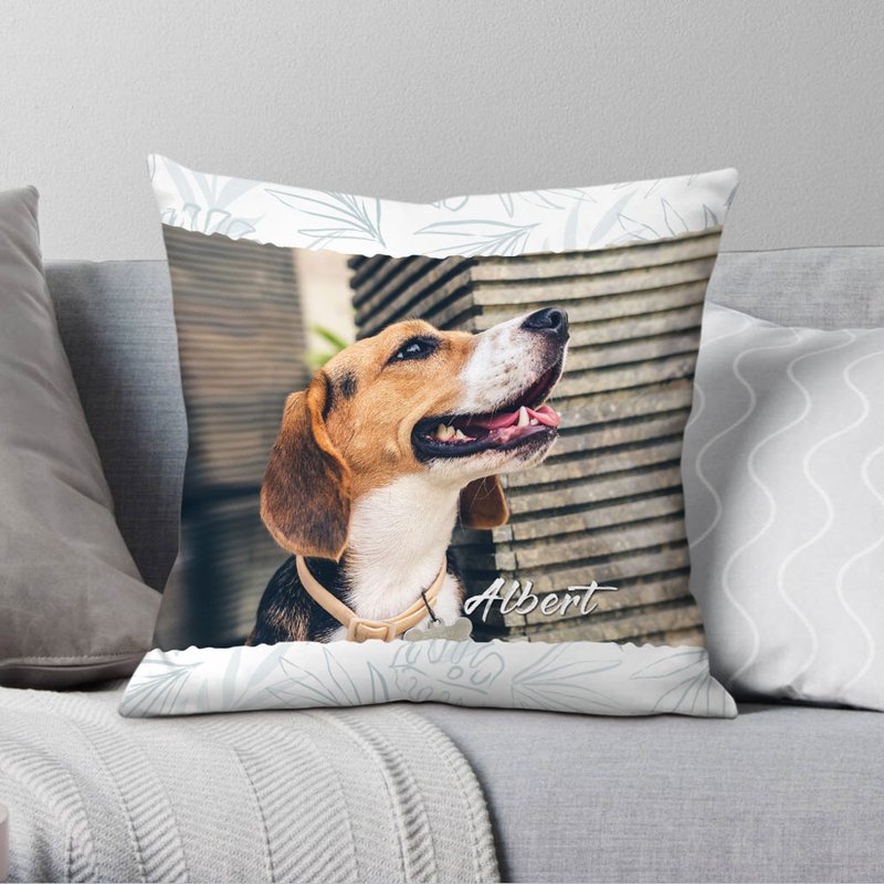 Customized pillow with pictures - application of plant theme - enhance the clarity of photos - Pillows & Cushions - Cotton & Hemp White