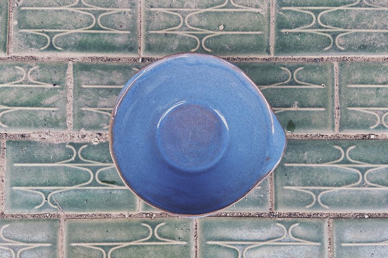 Raindrop bowl - ถ้วยชาม - ดินเผา สีน้ำเงิน