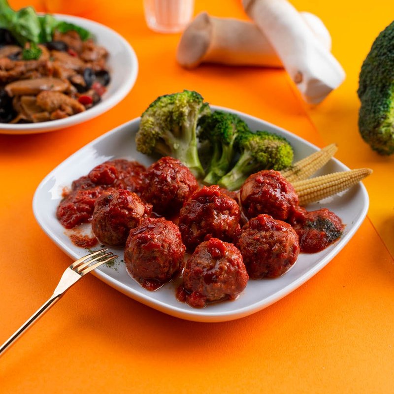 Italian Tomato Vegetarian Meatballs 200g - Vegan - Mixes & Ready Meals - Fresh Ingredients 