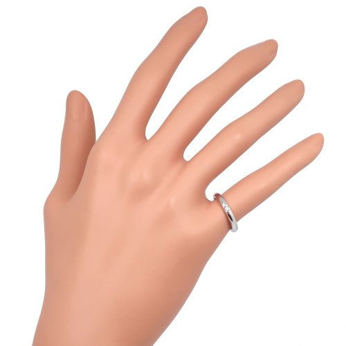 日本直送】ティファニー TIFFANY&Co. スタッキング バンド 5.5号 指輪