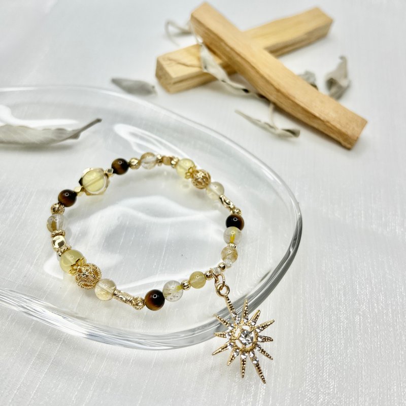 CIAOSEE Chakra Bracelet Series-Sun Wheel - สร้อยข้อมือ - คริสตัล หลากหลายสี