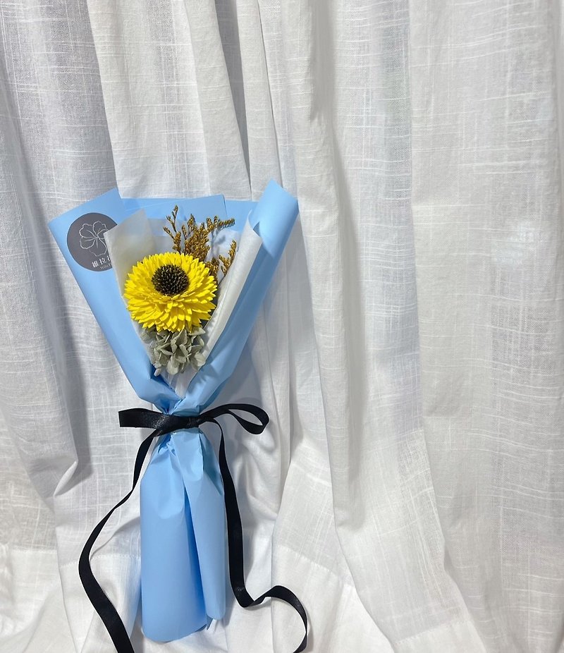 【ヴェラフローラル】卒業式花束 卒業式花 ひまわり花束 - ドライフラワー・ブーケ - 寄せ植え・花 
