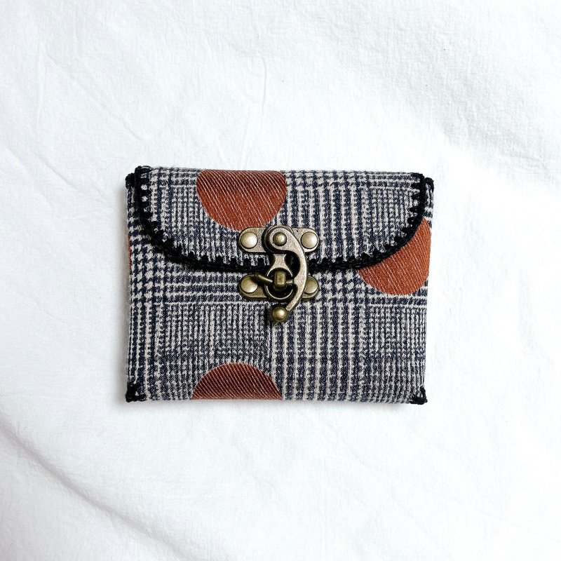 wallet - Orange Dot Blend Tweed - กระเป๋าสตางค์ - วัสดุอื่นๆ หลากหลายสี