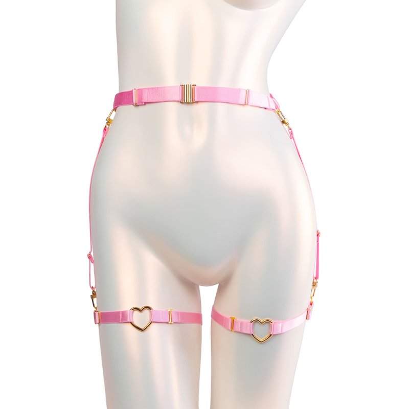 Sweet Succubus Garter Belt - 其他 - 其他材質 粉紅色