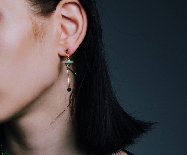 左右で異なるピアス  PHILRING ゴールド Twist Line ピアス - 18k Gold Filled #Ef031 – THE LOBBY