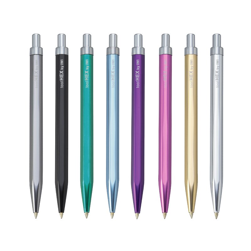 【IWI】TOOLHEX Series 0.7mm ball pen-Mirror - ปากกา - โลหะ 