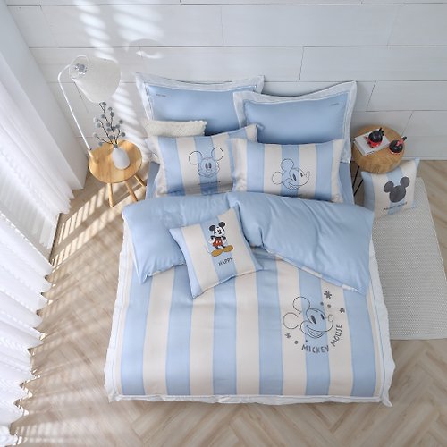 家適居家寢飾生活館 萊賽爾天絲-床包枕套組-迪士尼-海邊時光-正版授權