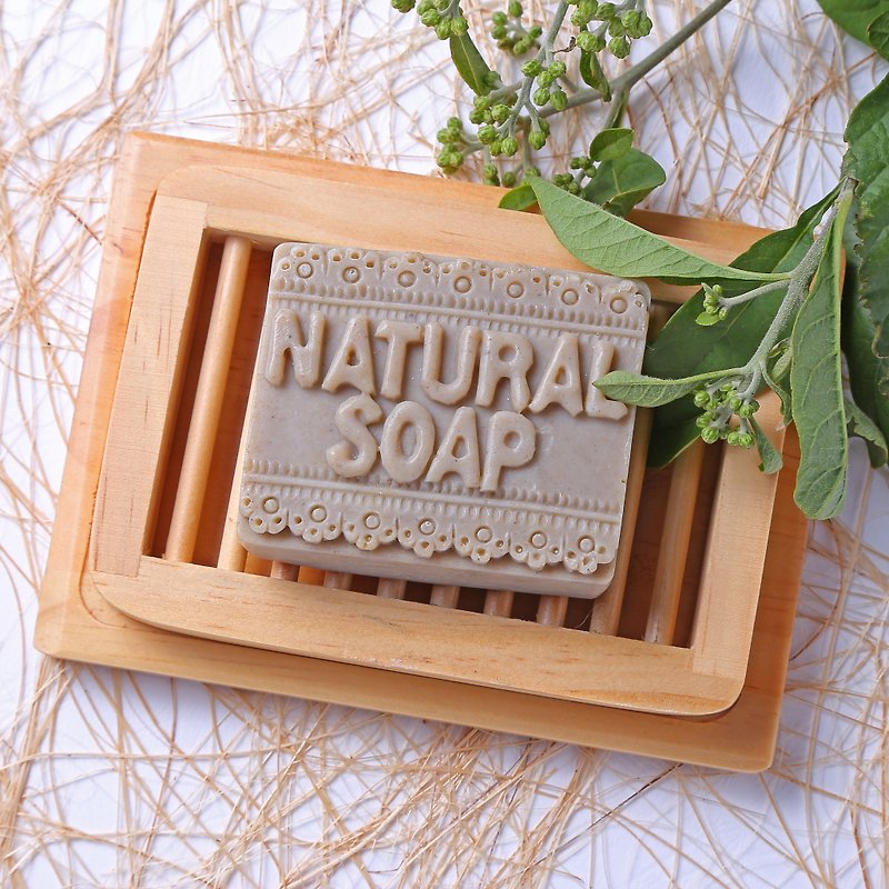 橄欖滋潤皂 - 天然冷製 所有膚質 滋潤保濕 細緻 - 肥皂/手工皂 - 植物．花 綠色