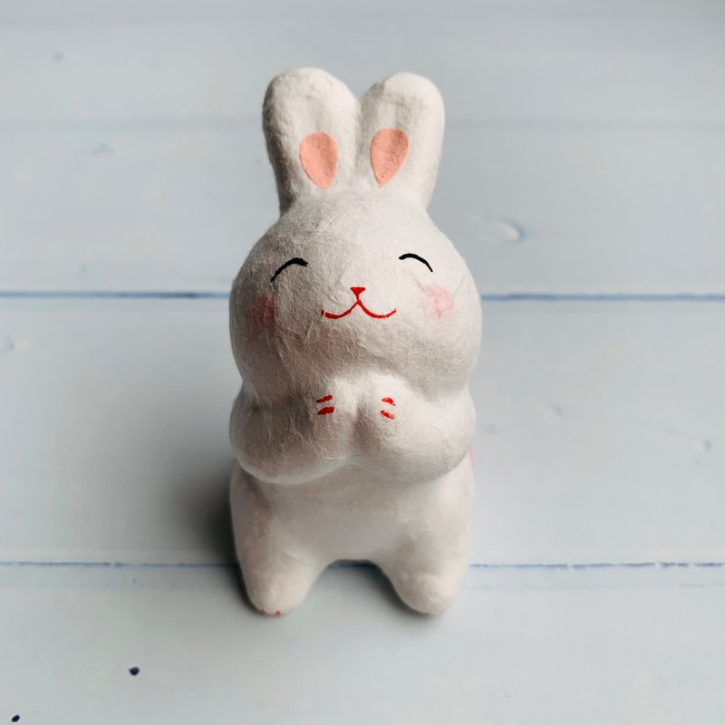拜託你/許願的白兔-和紙-日本吉祥物 - 擺飾/家飾品 - 紙 