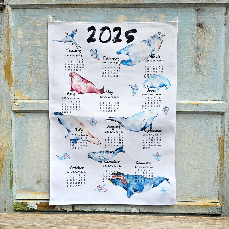 2025 Arctic Biology Almanac Christmas Gift Box Exchange Gift - Calendars - Cotton & Hemp 