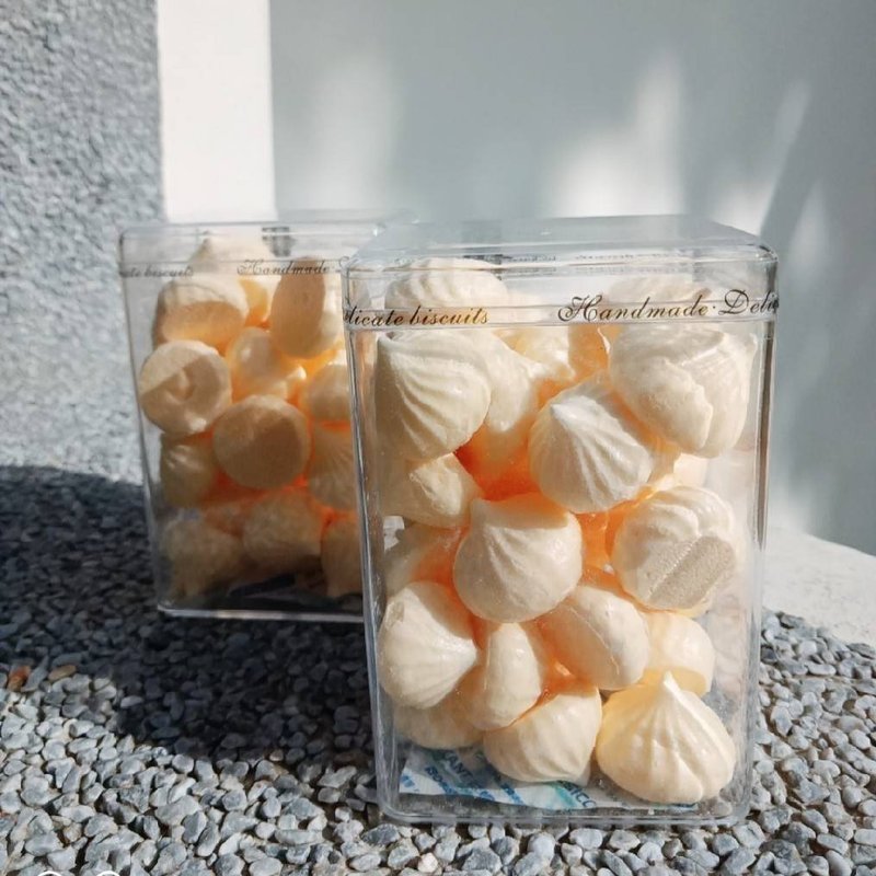 迷幻法式馬琳糖  熱情百香果口味 3入 - 蛋糕/甜點 - 新鮮食材 黃色