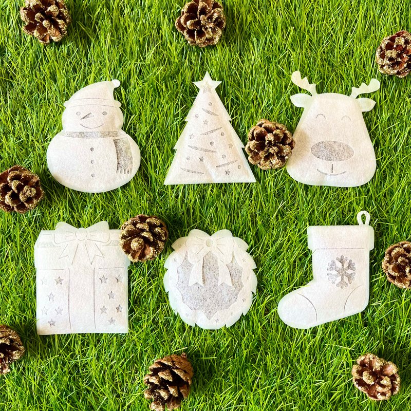 [Christmas gift] Christmas party in a tea cup (including 6 Christmas-shaped tea bags) - Tea - Fresh Ingredients Gold