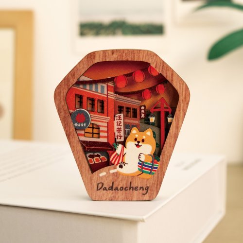 遊木時光 woodtime 【星願磁鐵燈-大稻埕】臺灣紀念品 / 生活配件 / 冰箱貼