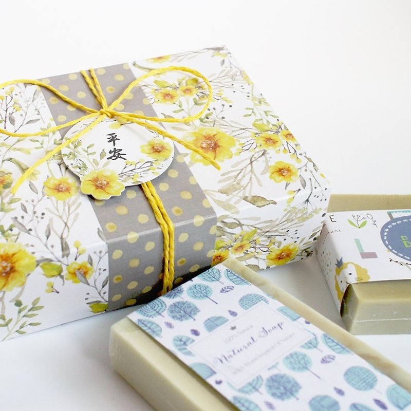 【Lei Anbo】Ping An Soap Gift Box│Miyue Gift│Baby Soap│No Fragrance│Natural No Additives - Baby Gift Sets - Other Materials Green