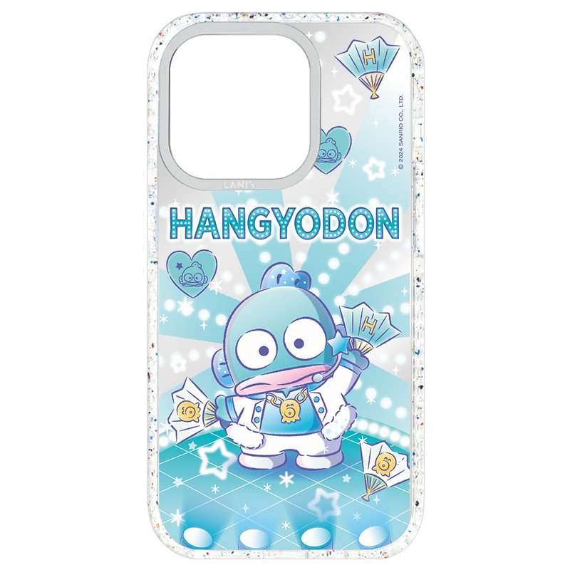 Mermaid Hanton Mirror Hanton has transparent color frame for iPhone 16 15 14 13 Pro Max - เคส/ซองมือถือ - วัสดุอีโค สีเงิน