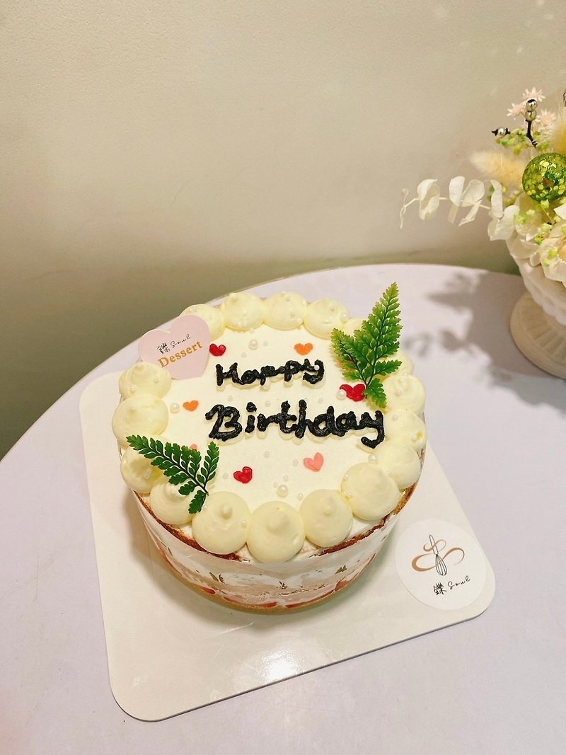 Customized Naked Cake Drawing Cake Birthday Cake Customized Cake Dessert Inscription Self-pickup - Cake & Desserts - Fresh Ingredients 