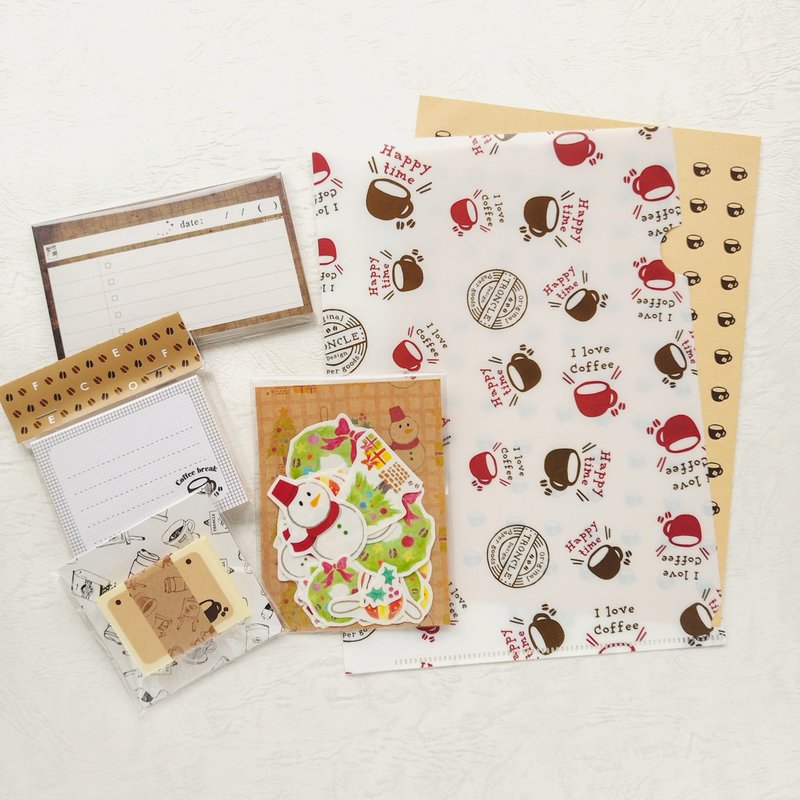 TRONCLE Christmas Set - Stickers - Paper Brown