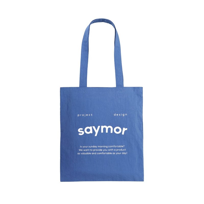 Color eco bag_blue - 手提包/手提袋 - 其他材質 藍色