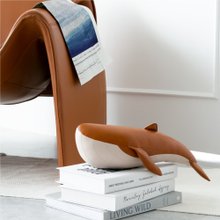 クジラ(置物) 文鎮】クジラ波革動物置物 ハウスギフト | - ショップ Zuny 置物