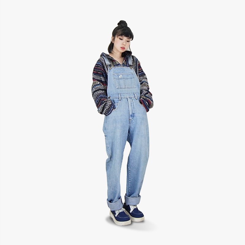 A‧PRANK: DOLLY :: vintage VINTAGE brand GUESS light blue harness trousers (P711035) (male wear) - Overalls & Jumpsuits - Cotton & Hemp 