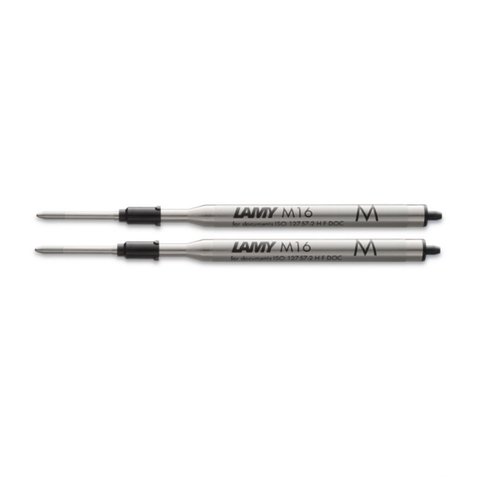 LAMY TAIWAN 官方旗艦館 LAMY 原子筆筆蕊二入組 / 原子筆用 - M16 - 黑色