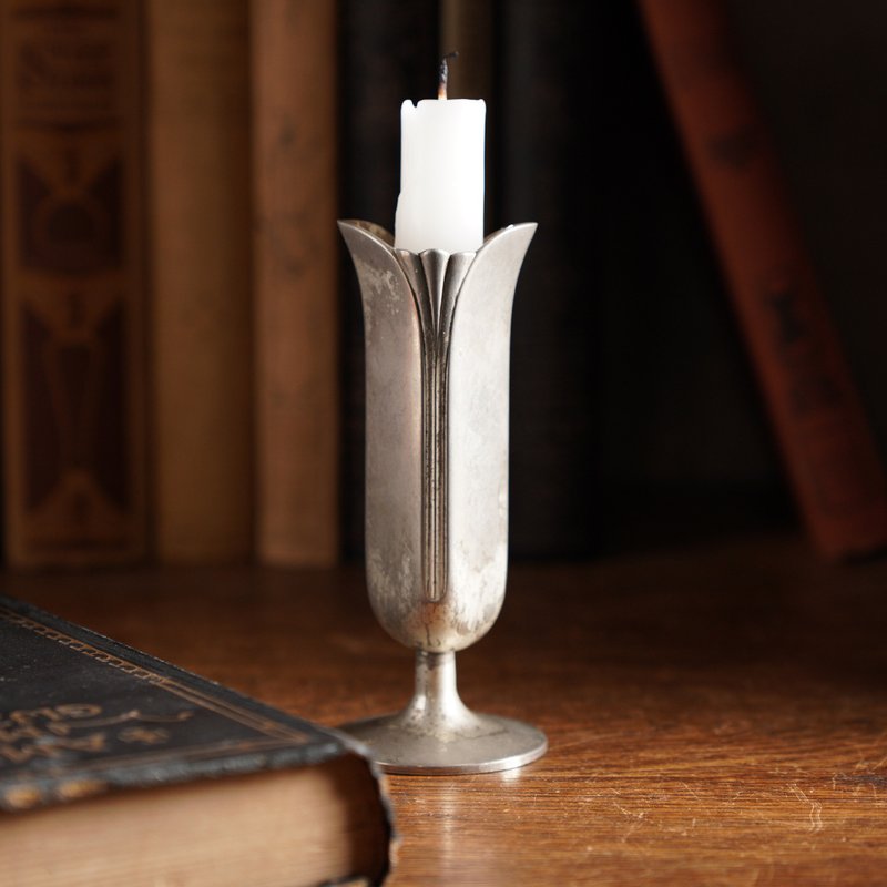 德國頂級品牌WMF鬱金香鍍銀燭台 - 蠟燭/燭台 - 其他金屬 銀色