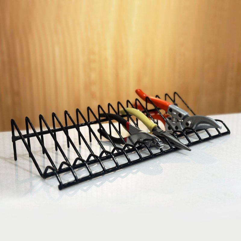 Tool storage rack pliers wrench storage rack needle nose pliers storage rack hardware drawer storage rack - Storage - Other Materials Black