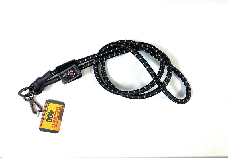 SCANFC Hong Kong brand elastic black 3M reflective mobile phone cord with phone film (film) - อุปกรณ์เสริมอื่น ๆ - วัสดุอื่นๆ 