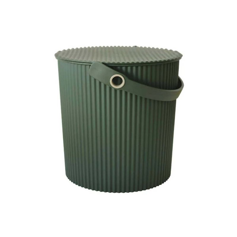 [Hachiman Chemical] Garden Tool Bucket Gardening Storage Chair Stool Army Green 10L - Storage - Polyester Green