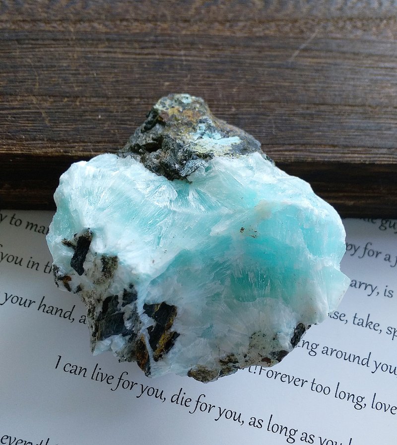 Blue Aragonite 雲南產地  藍文石 藍霰石 天然礦石 原礦 - 擺飾/家飾品 - 其他材質 
