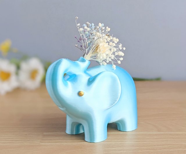 象の置物 水色 - Shop 3mii Items for Display - Pinkoi