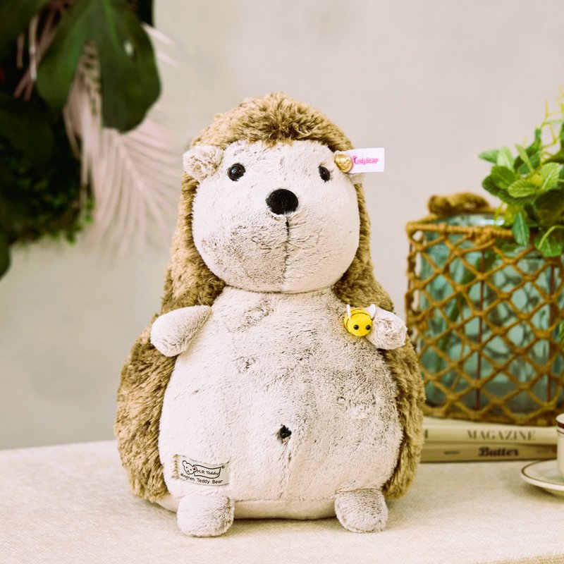 CANDY BEAR 小刺猬 24x15cm - 公仔/玩偶 - 聚酯纖維 卡其色