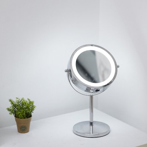 尊爵家Monarch 居家生活館 歐美全方位LED超大化妝鏡 360度旋轉 桌鏡 補光鏡 梳妝鏡 化裝燈