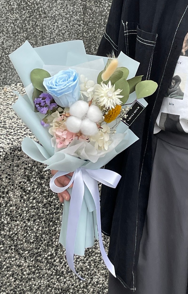 情人節花束 永生玫瑰 生日花束 畢業花束 乾燥花 花束 告白花束 - 乾燥花/永生花 - 植物．花 