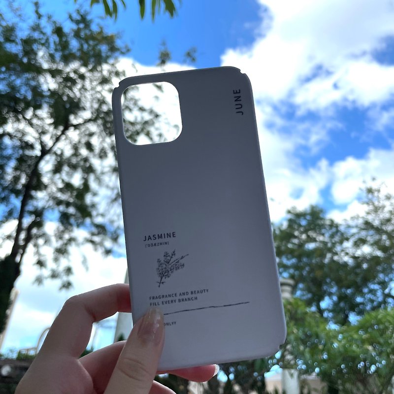 【誕生花系列】誕生花花語手機殼 | iPhone Samsung 手機殼 - 手機殼/手機套 - 塑膠 藍色