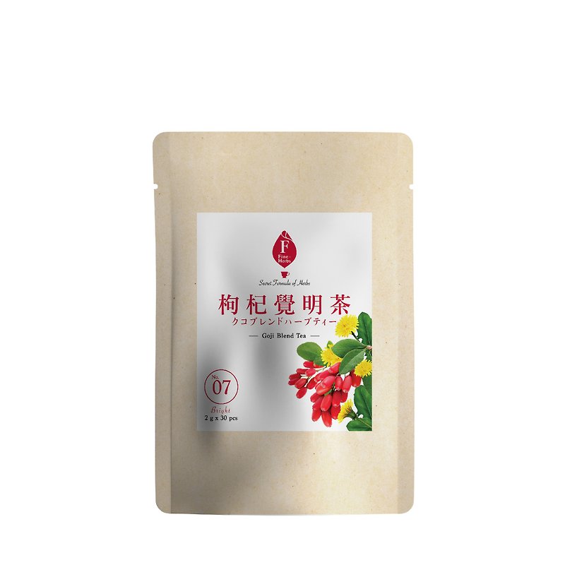 Goji Blend Tea - ชา - สารสกัดไม้ก๊อก สีแดง
