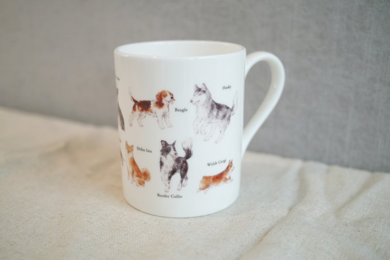 dog shell cup mug - Cups - Glass 