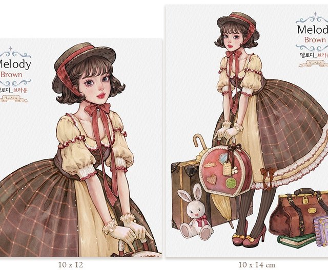 Melody - ショップ hwara ステッカー・シール - Pinkoi