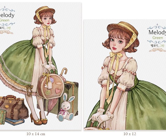 737.海外ステッカー HWARA Melody 8枚セット おすそ分け 737.海外ステッカー HWARA Melody 8枚セット おすそ分け