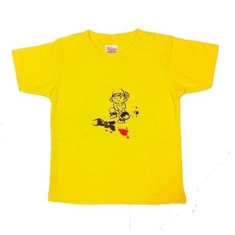Kids T-shirt paint Boy - อื่นๆ - ผ้าฝ้าย/ผ้าลินิน หลากหลายสี