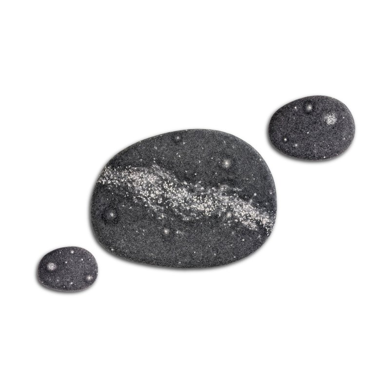 Carpet 'Milky Way' - 壁貼/牆壁裝飾 - 羊毛 灰色