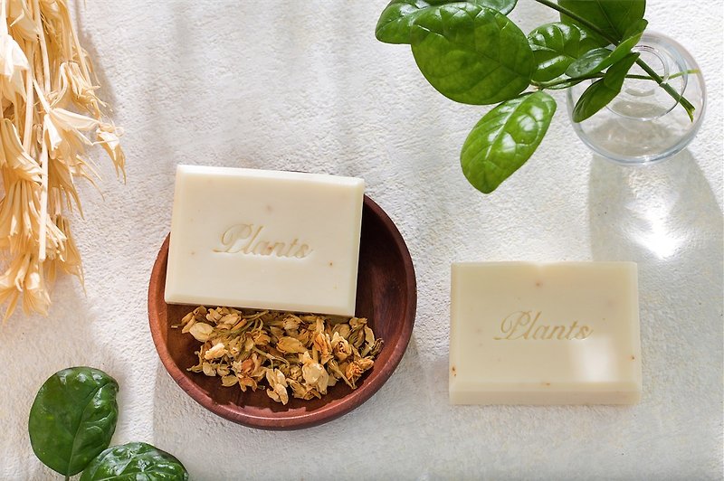 Rejuvenate my youthful jasmine beauty skin soap facial soap silk protein mature skin - Body Wash - Plants & Flowers Yellow