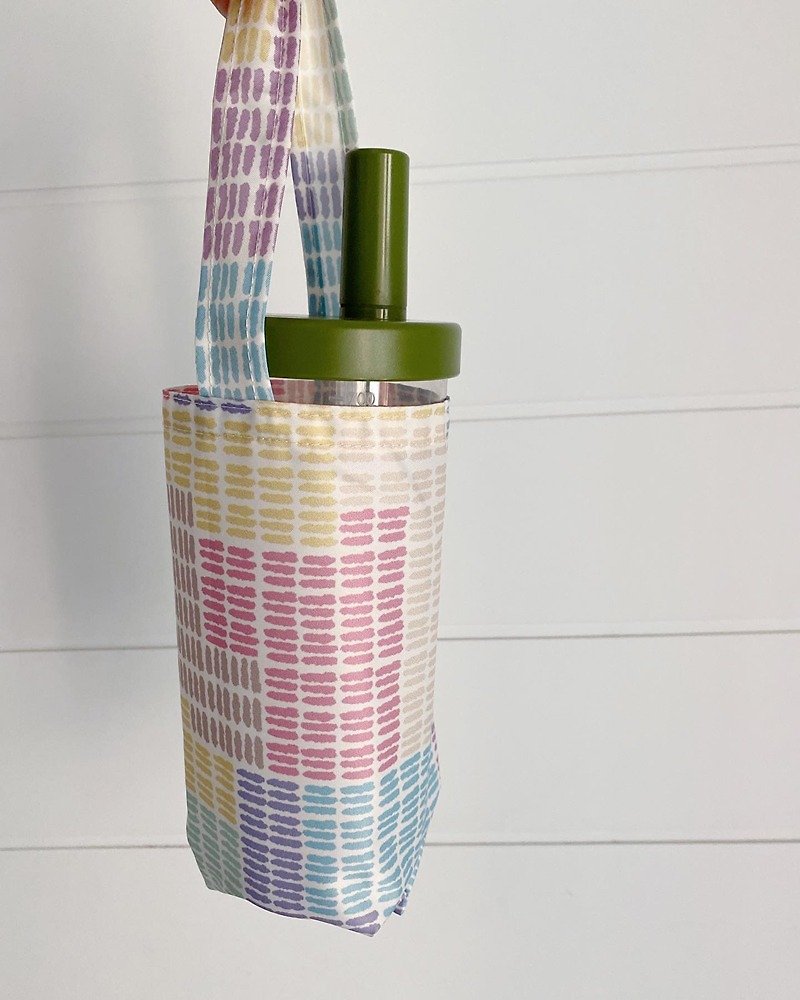 hairmo Waterproof Single Cup Drink Tote Bag - Color Stripe (Ice Dam/Hand Shaker/ Thermos/Elephant) - ถุงใส่กระติกนำ้ - ไนลอน หลากหลายสี