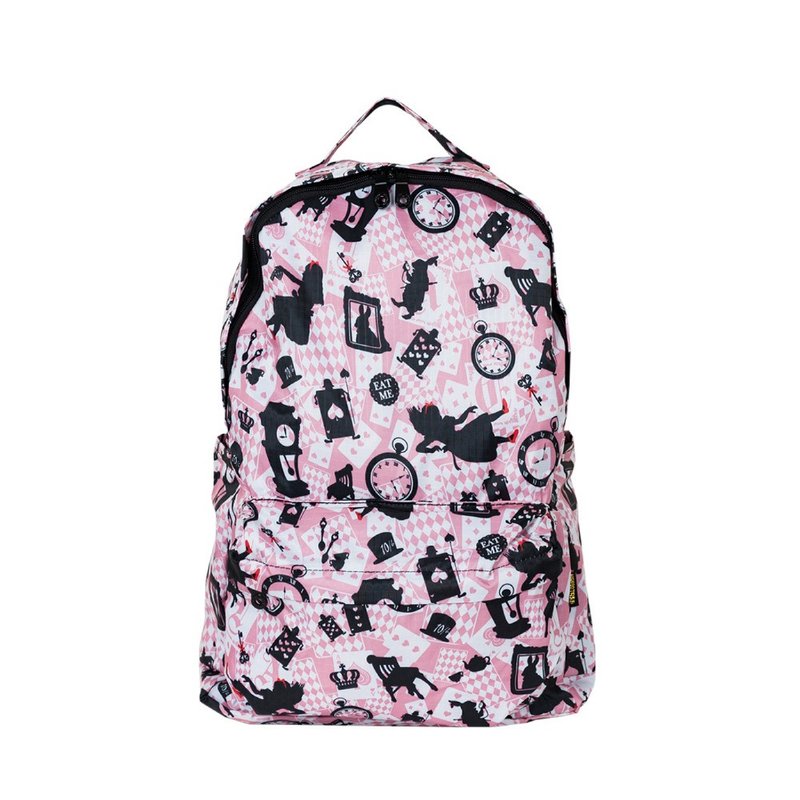 [HAPI+TAS] Japan Original Authorized New Folding Backpack - Pink Boston - Backpacks - Polyester Multicolor