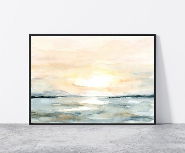 A0 A1 A2 A3 A4 Sizes Sea Sunrise Beautiful Landscape Giant Poster Art Print