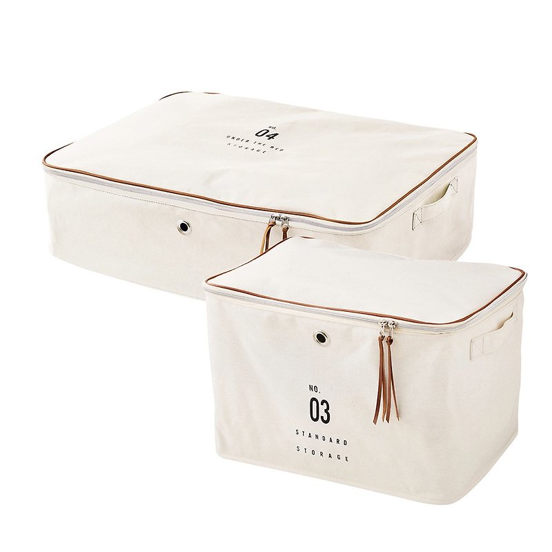 Goody Bag - Home Storage Bag Size Set Blessing Bag (White) - กล่องเก็บของ - ผ้าฝ้าย/ผ้าลินิน สีเขียว