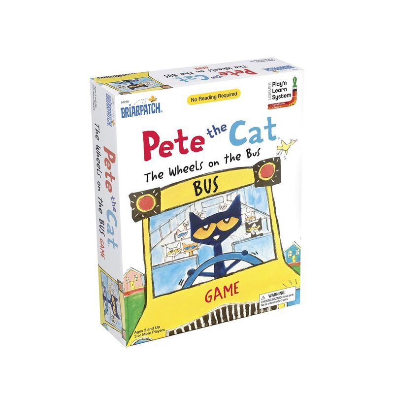 American Briarpatch Pippi cat rides the bus to school fun! Children's educational board game | Puzzle + singing and dancing - Kids' Toys - Paper Yellow