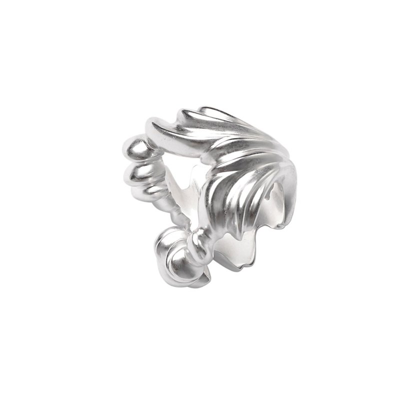 Crush Jewel Gazelle Ring 925 Sterling Silver - แหวนทั่วไป - เงิน สีเงิน