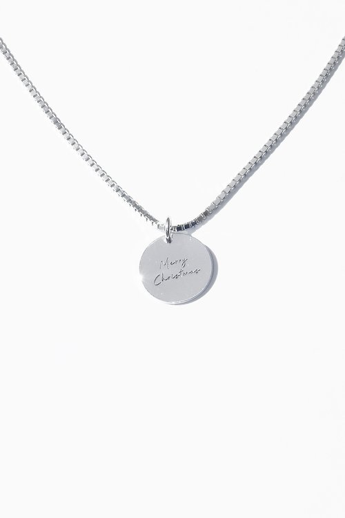 Phoelia Customized Silver Alphabet Necklace-L 客製化純銀字母項鍊-大