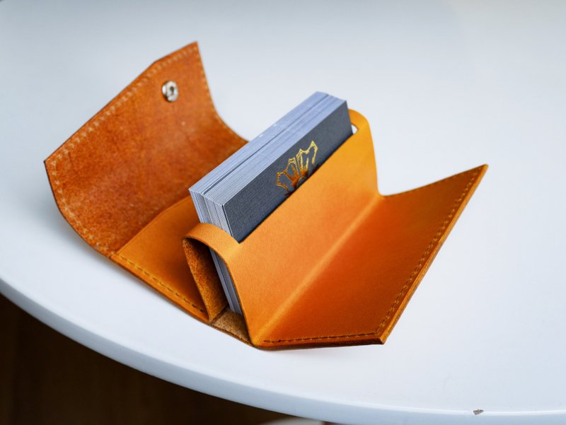 Exemplary Instructor Business Card Holder - Card Holders & Cases - Genuine Leather Multicolor